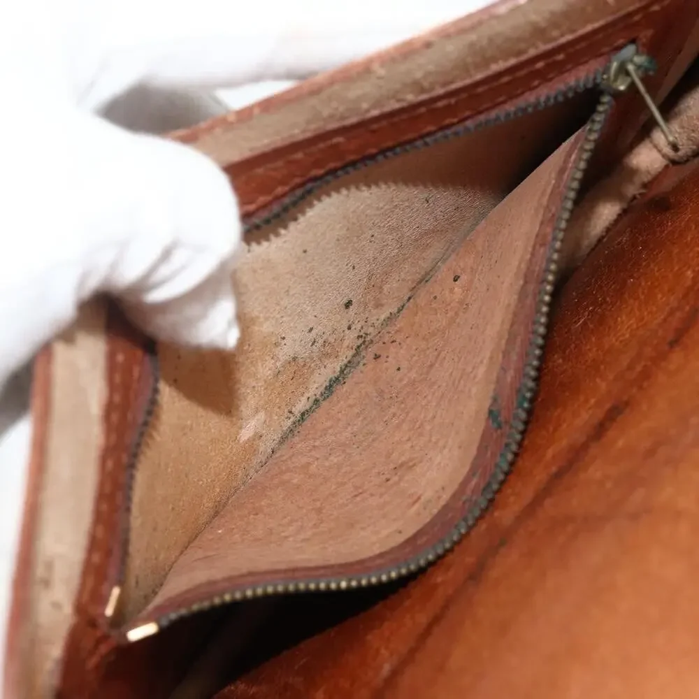Louis Vuitton Monogram Sac Biface Handbag Brown